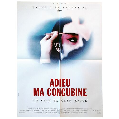 Adieu Ma Concubine (Ba Wang Bie Ji) - Affiche De Cinéma Pliée - Format 60x80 Cm - De Chen Kaige Avec Leslie Cheung, Zhang Fengyi, Gong Li - 1993