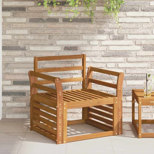 vidaXL Accoudoir 2 pcs Naturel 58,5 x 8 x 60 cm Bois d'Acacia Massif