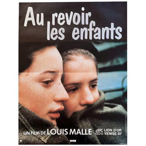 Au Revoir Les Enfants - Affiche De Cinéma Pliée - Format 40x52 Cm - De Louis Malle Avec Gaspard Manesse, Raphael Fejto, Irène Jacob, François Négret, François Berléand - 1987