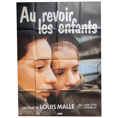 Au Revoir Les Enfants - Affiche De Cinéma Pliée - Format 120x160 Cm - De Louis Malle Avec Gaspard Manesse, Raphael Fejto, Irène Jacob, François Négret, François Berléand - 1987