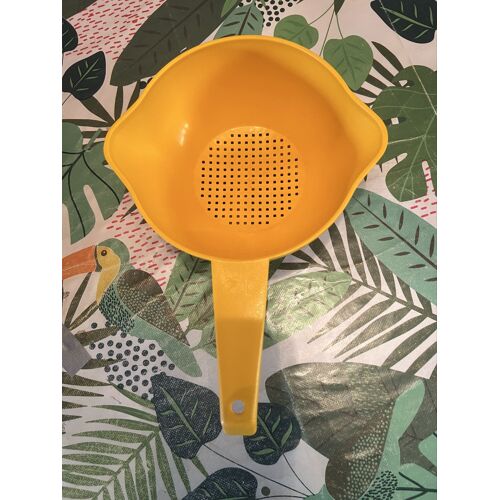 Passoire À Manche À 2 Becs Tupperware Vintage Orange 