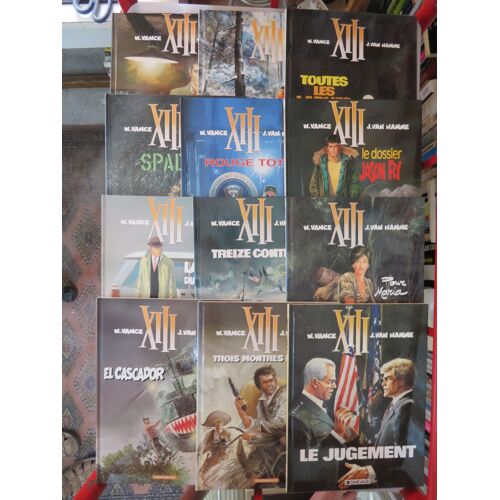 Lot De 12 Bd / Xiii . Tomes : 1.2.3.4.5.6.7.8.9.10.11.12. W. Vance . J. Van Hamme / Dargaud