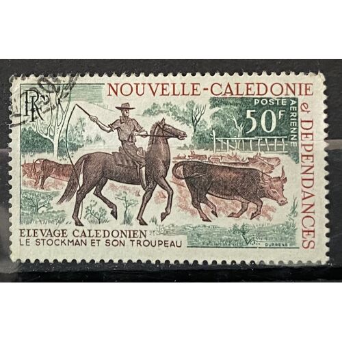 Timbre Oblitéré Nouvelle-Calédonie 1969 Y&T N° 104