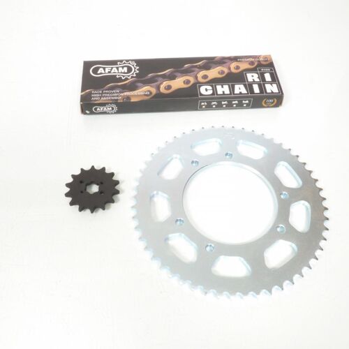 Kit Chaîne Afam Pour Moto Gilera 50 Smt 2003 À 2020 14x53 Pas 420 Neuf