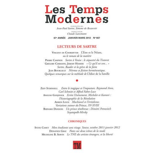 Les Temps Modernes N° 667 N° 667