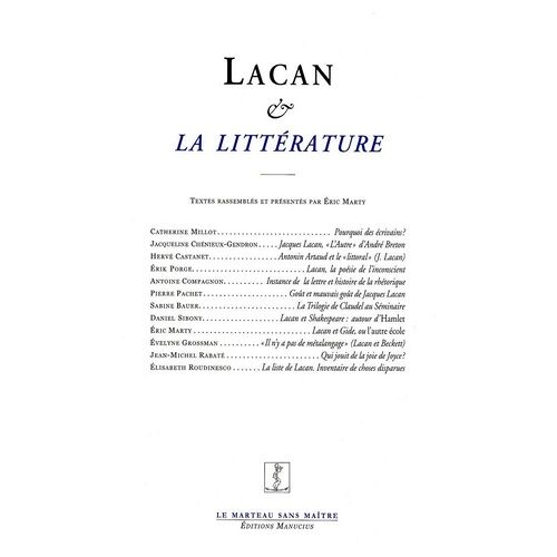Lacan Et La Littérature