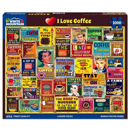 White Mountain Puzzles 724819267101 puzzle Jeu de puzzle 1000 pièces Art