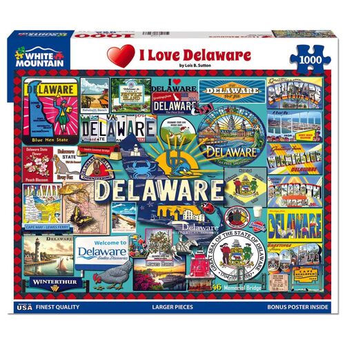 White Mountain Puzzles 724819269495 puzzle Jeu de puzzle 1000 pièces Art
