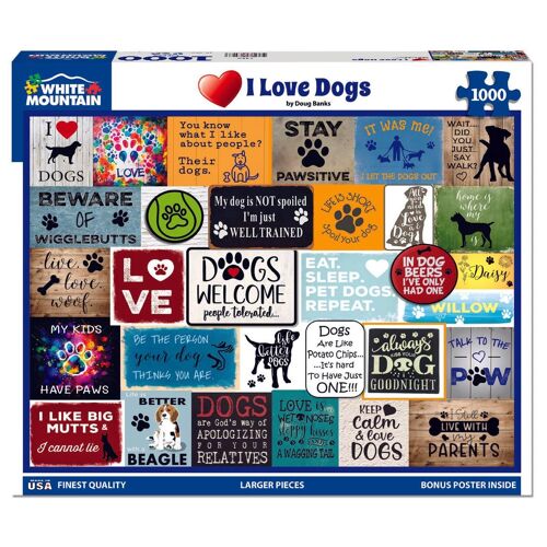 White Mountain Puzzles 724819267743 puzzle Jeu de puzzle 1000 pièces Art