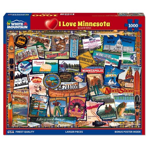 White Mountain Puzzles 724819262410 puzzle Jeu de puzzle 1000 pièces Art