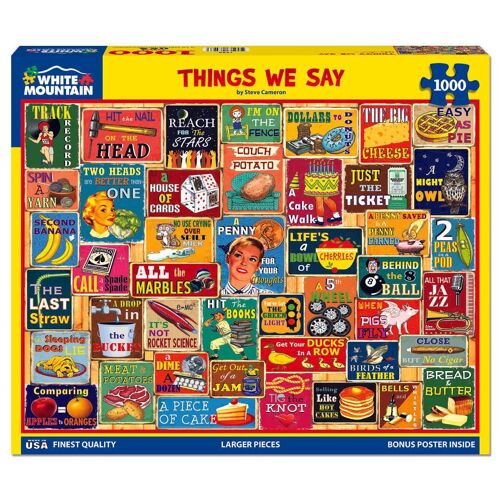 White Mountain Puzzles 724819265657 puzzle Jeu de puzzle 1000 pièces Art