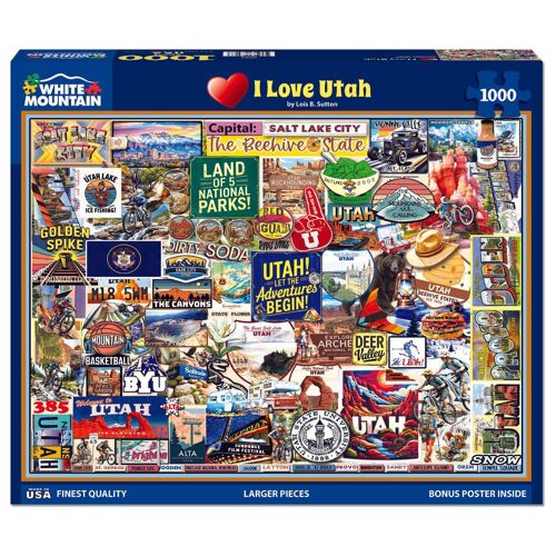 White Mountain Puzzles 724819269242 puzzle Jeu de puzzle 1000 pièces Art