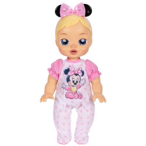 Disney Darlings - Poupée Deluxe Minnie Mouse avec fonctions 13", sous licence officielle, interactive avec lumières et sons, inclut des accessoires amusants inspirés de Minnie, cadeau idéal pour les filles dès 3 ans
