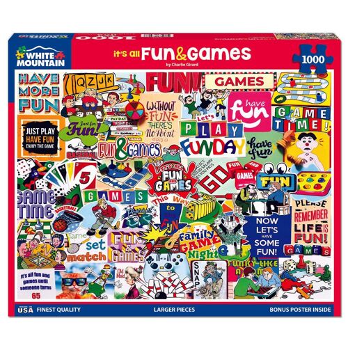 White Mountain Puzzles 724819267491 puzzle Jeu de puzzle 1000 pièces Art