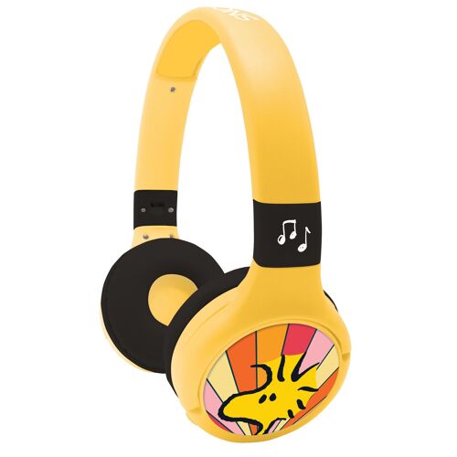 Casque 2 en 1 Snoopy Bluetooth et Filaire avec limitation de son