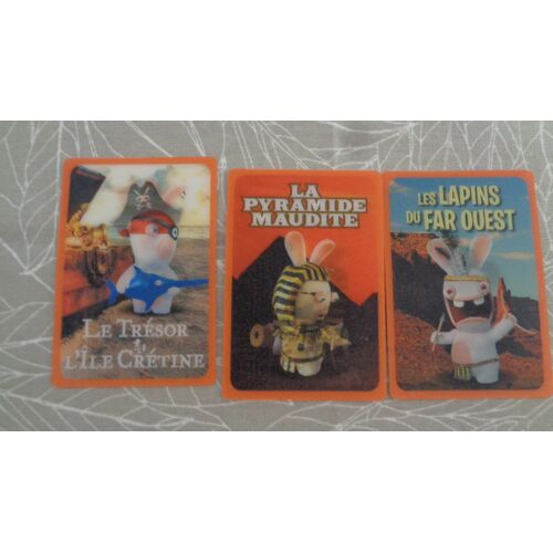 Lot De 3 Lapins Crétins Cinéma