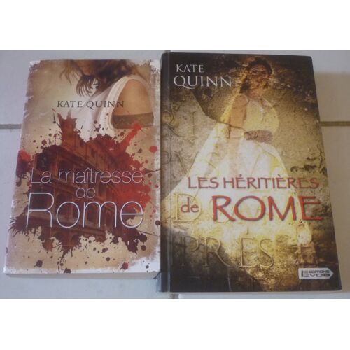 Kate Quinn, Deux Romans Historiques : Les Héritières De Rome + La Maîtresse De Rome