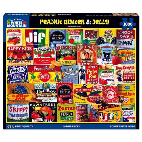 White Mountain Puzzles 724819268689 puzzle Jeu de puzzle 1000 pièces Art