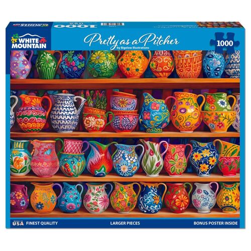 White Mountain Puzzles 724819267958 puzzle Jeu de puzzle 1000 pièces Art