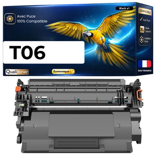 T06 3526C002 Toner compatible pour Canon i-SENSYS X 1643P iR 1643i iR 1643iF Noir Haute capacité avec puce 20000 pages