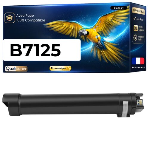 006R01818 Toner Noir Haute Capacité avec puce compatible pour Xerox VersaLink B7125 B7130 B7135 rendement 34300 pages Pack 1
