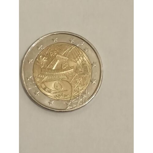 Vend Pièces De 2 Euro La Tour Effel Jeux Olympique 2024
