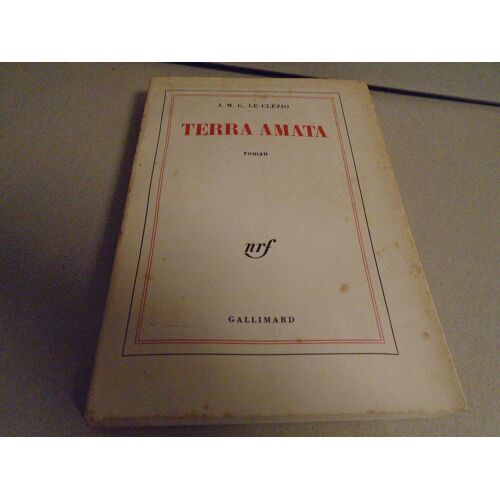 Jmg Le Clézio Terra Amata Gallimard 1967