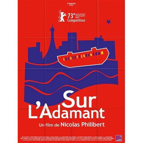 Sur L’Adamant De Nicolas Philibert- Affiche Originale De Film Format 120 X 160 Cm