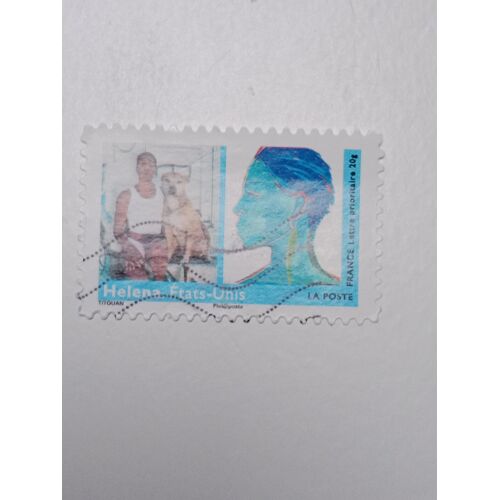 Timbre France Lettre 20g Yvert N°274 Oblitéré Helena Etats-Unis Femmes Du Monde Journee De La Femme De 2009