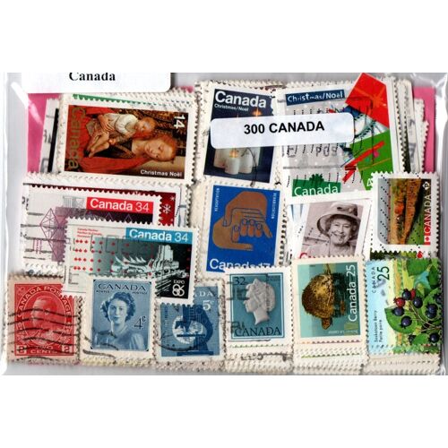 Lot 300 Timbres Du Canada