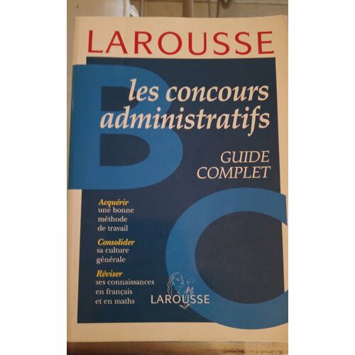 Les Concours Administratifs B Et C