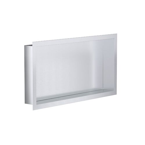 Bc-elec - NHNA306010-SS Niche de douche encastrable inox brossé 30x60x10cm avec rebord de 2cm, niche de salle de bain murale