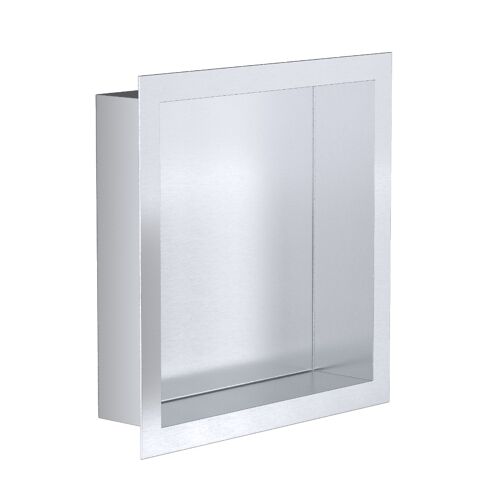 Bc-elec - NHNA303010-SS Niche de douche encastrable inox brossé 30x30x10cm avec rebord de 2cm, niche de salle de bain murale