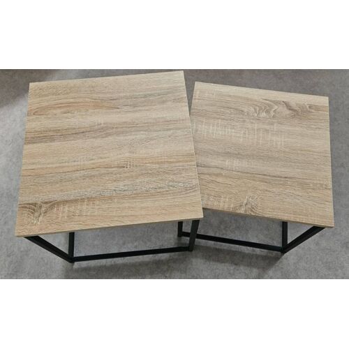 Ensemble 2 petites tables basses gigognes