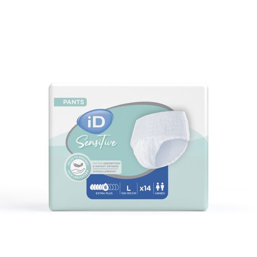 Ontex - Slip Absorbant Id Pants Plus Taille L - Sachet De 14 Pièces 