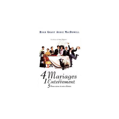 Quatre Mariages Et Un Enterrement De Mike Newell Avec Hugh Grant, Andie Macdowell... - Affiche Originale De Film Format 120 Cm X 160 Cm