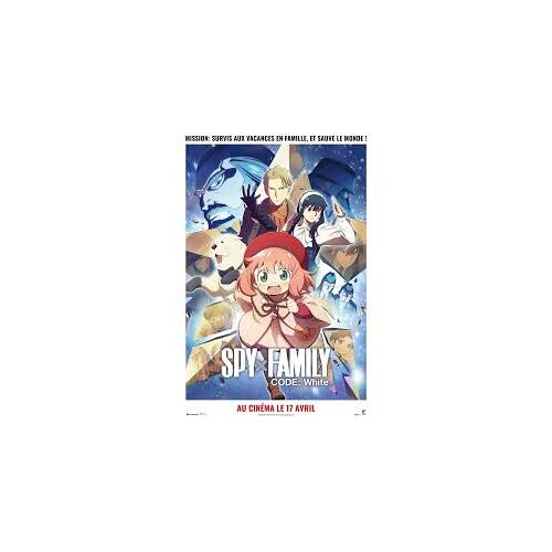 Spy X Family Code : White De Kazuhiro Furuhashi - Affiche Originale De Film Format 120 X 160 Cm
