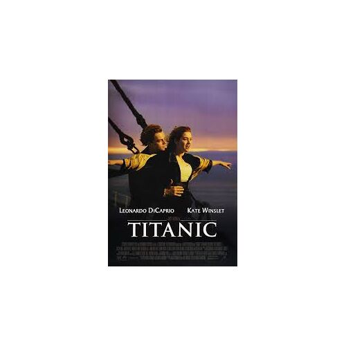 Titanic De James Cameron Avec Leonardi Di Caprio, Kate Winslet... - Affiche Originale De Film Format 120 X 160 Cm