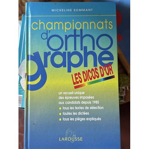 Championnats D’Orthographe