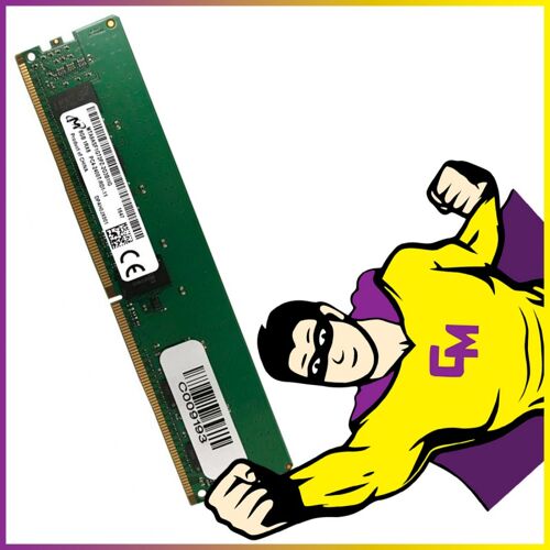 8Go RAM DDR4 PC4-19200R MTA9ASF1G72PZ-2G3B1IG DIMM Mémoire Serveur ECC REG MonsieurCyberman