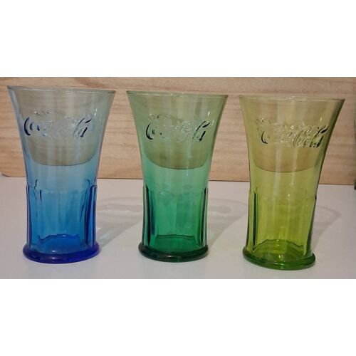 Lot De 3 Verres Coca Cola