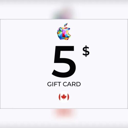 Apple Gift Card 5 CAD Key - CANADA