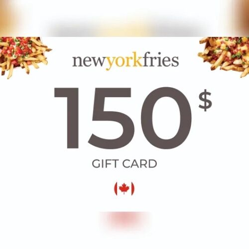 New York Fries Gift Card 150 CAD Key - CANADA