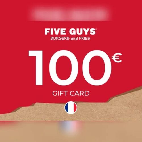 Five Guys Gift Card 100 EUR Key - FRANCE