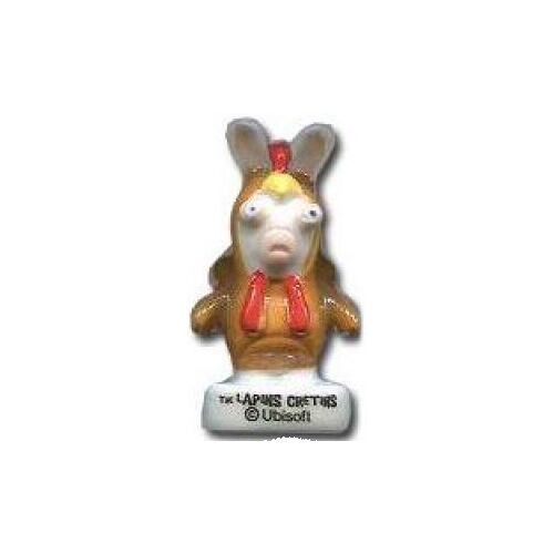 Fève Lapin Crétin Coq - Série Lapins Crétins Animaux (La Boulangère 2014)