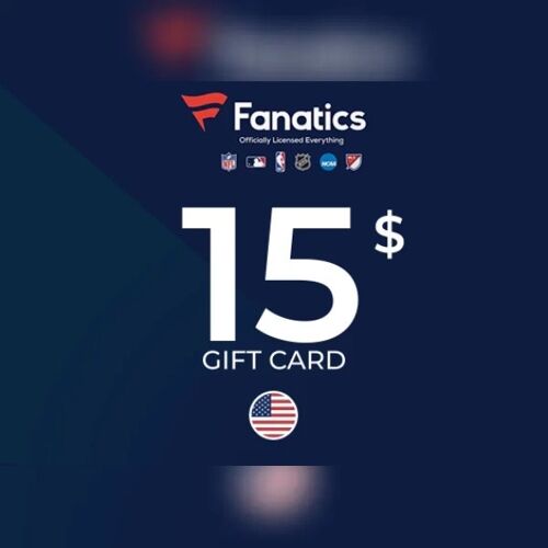 Fanatics NHL Shop Gift Card 15 USD Key - UNITED STATES