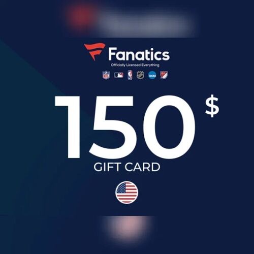 Fanatics NFL Shop Gift Card 150 USD Key - UNITED STATES