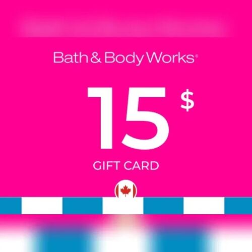 Bath & Body Works Gift Card 15 CAD Key - CANADA