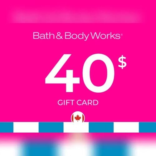 Bath & Body Works Gift Card 40 CAD Key - CANADA