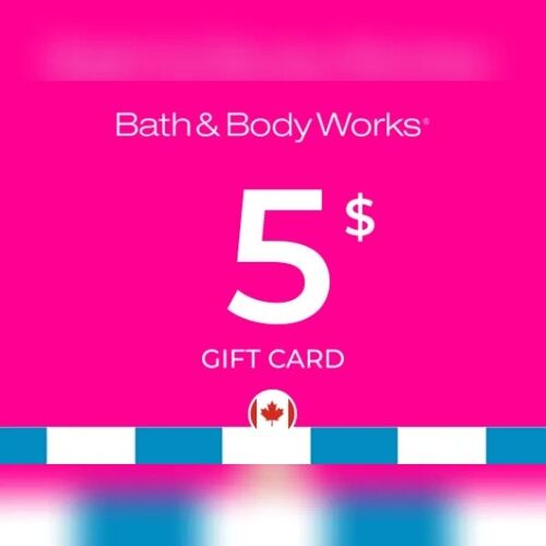 Bath & Body Works Gift Card 5 CAD Key - CANADA